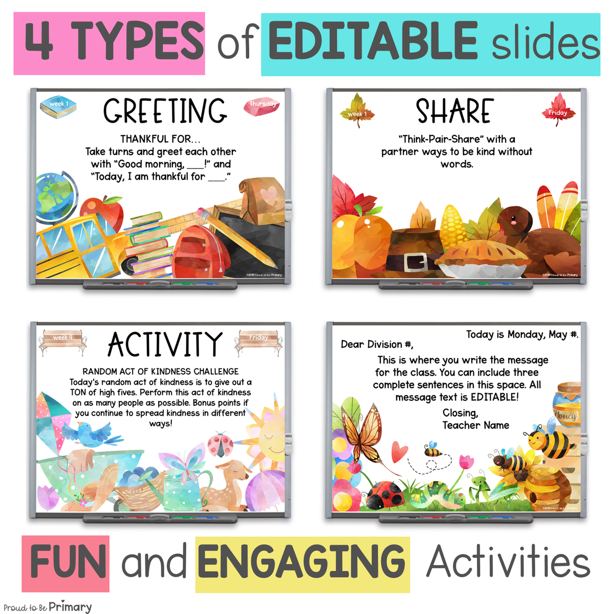 SEL Morning Meeting Google Slides Questions Greetings Social Emotional