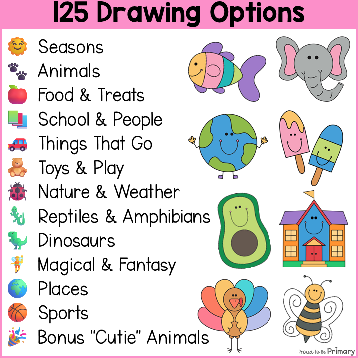 125 Directed Drawing Writing Reading Early Finishers Activities Draw Write Read