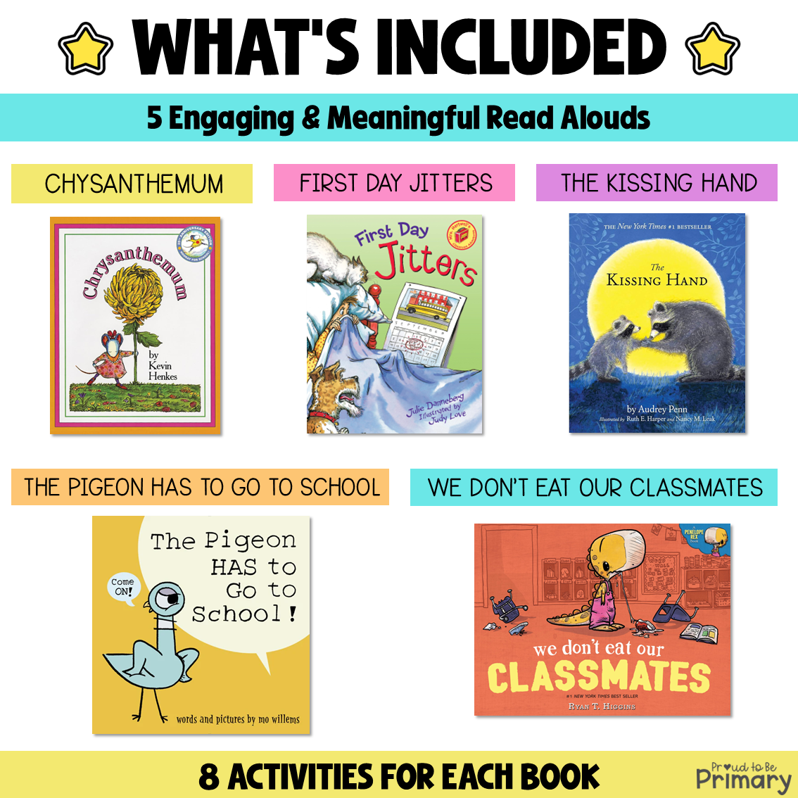 Back to School First Week of School Book Companion SEL Activities Crafts Writing