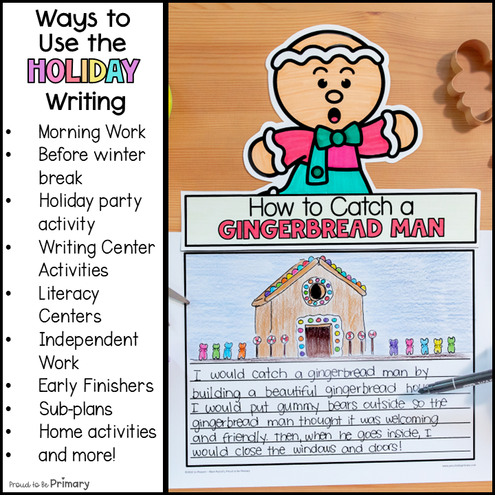 Christmas Writing Center Paper Prompts Gift Tag Letter Template If I Were an Elf