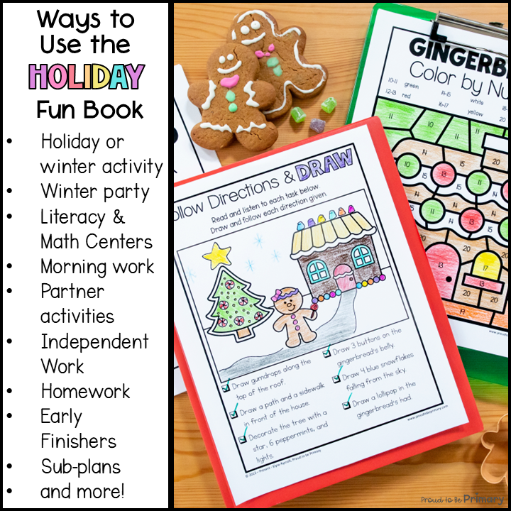 Christmas Coloring Sheets Word Search Morning Work Activity Pages Fun Packet