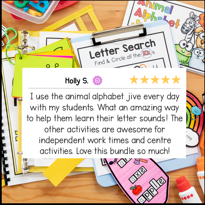 Alphabet Activities - 16 Resource Bundle - Literacy Centers, Posters, Worksheets