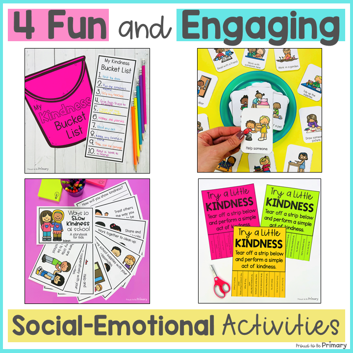 Try a Little Kindness Read Aloud Book Companion Lesson - Be Kind SEL Activities