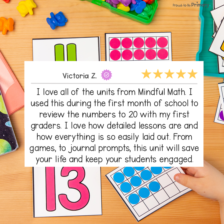 Grade 1 Math Numbers to 20 Unit - First Grade Math Centers, Lessons & Activities