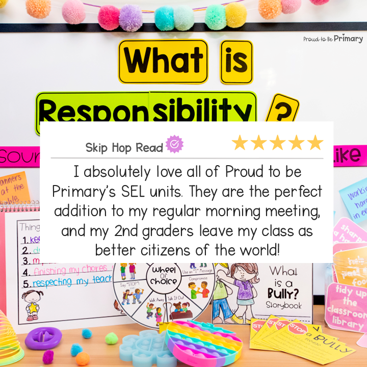 Responsibility, Goal Setting & Conflict Resolution Activities & SEL Lessons