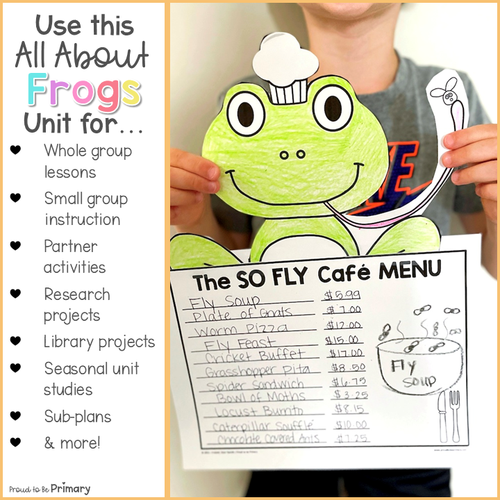 Frog Amphibian Non-Fiction ELA & Science Unit