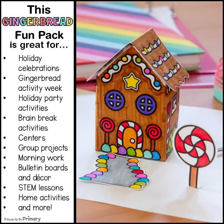 Gingerbread House Craft Coloring Pages Bulletin Board House Paper Bag Craft