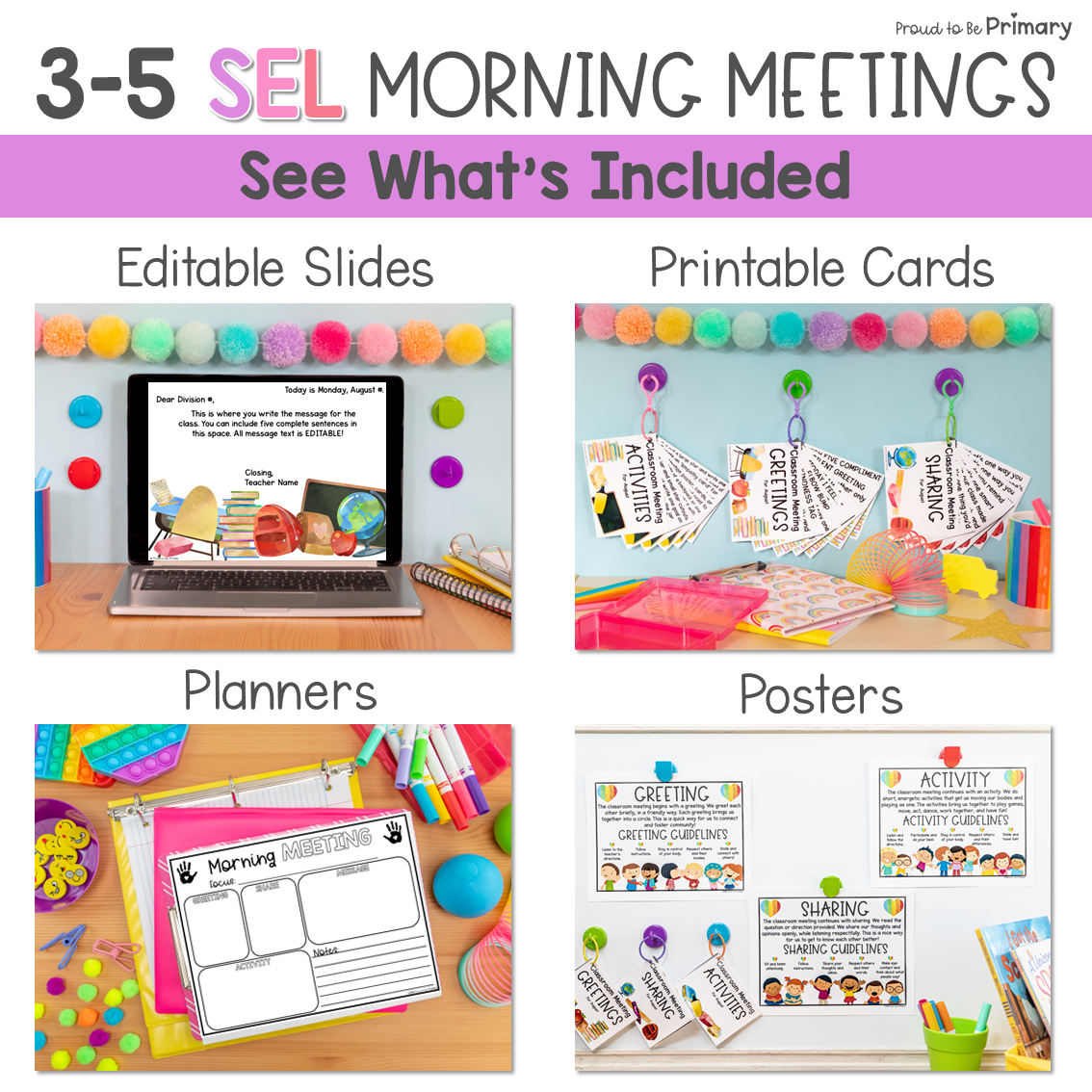 SEL Morning Meeting Greetings Slides Question Social Emotional Skills Activities