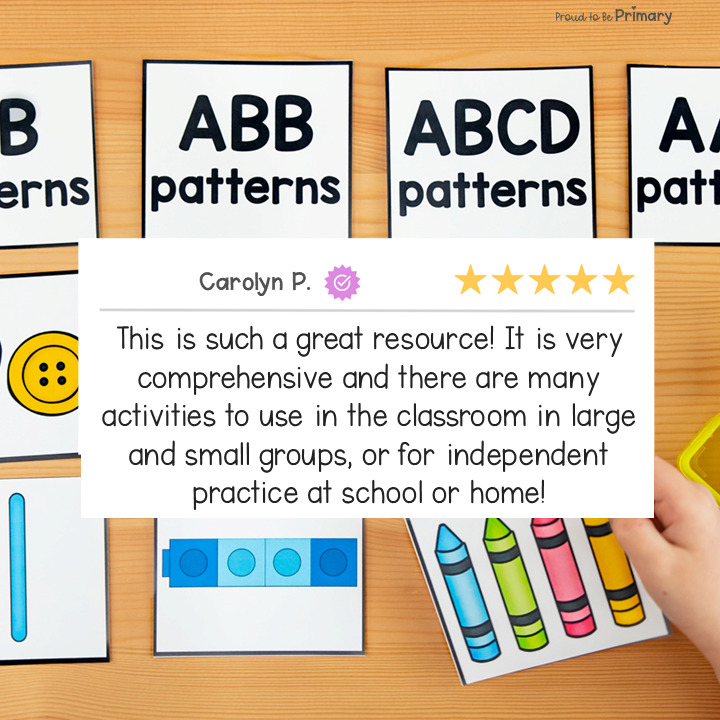 Patterning - Kindergarten Mindful Math