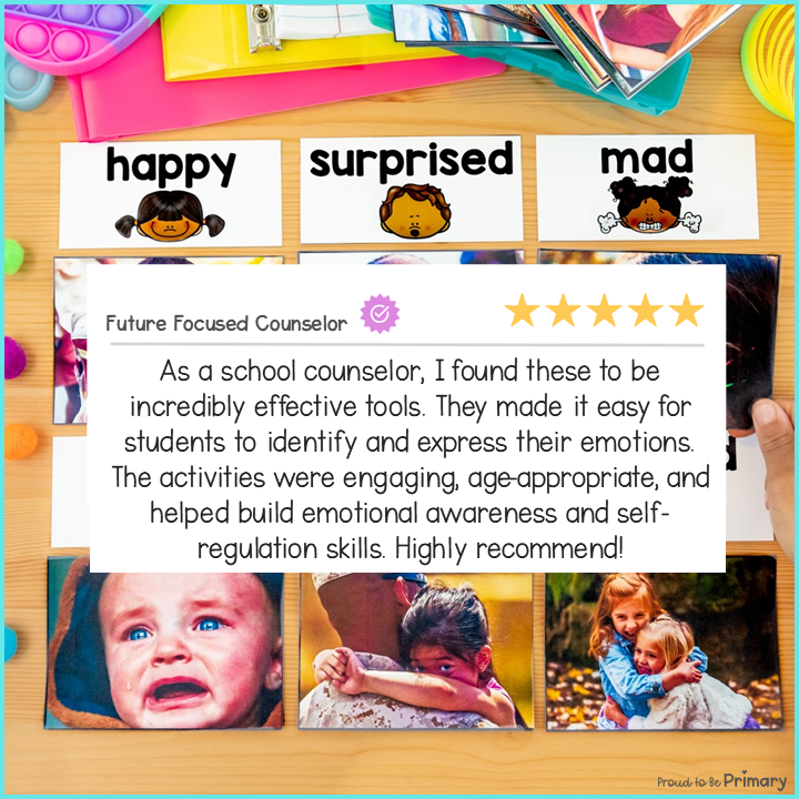 Emotions Picture Book Activities Craft, Book Companion Lesson & SEL Worksheets