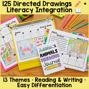 125 Directed Drawing Writing Reading Early Finishers Activities Draw