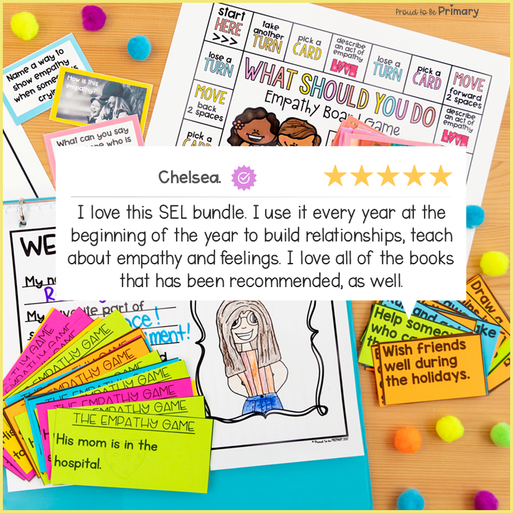 Empathy & Social Awareness Book Activities, Book Companion Lesson & SEL Crafts