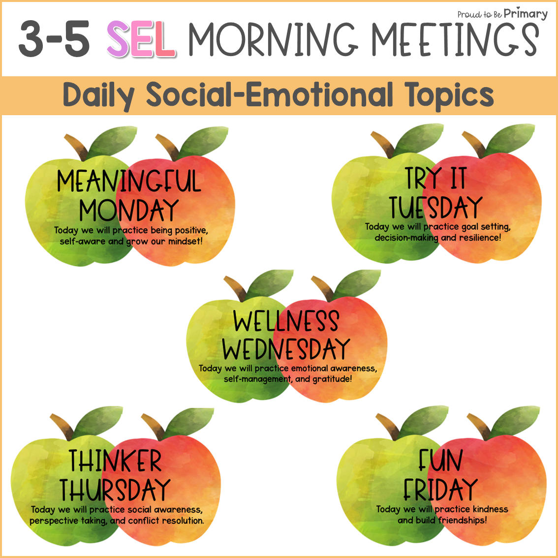 September Fall Good Morning Meeting Slides Greetings Activities Questions 3-5