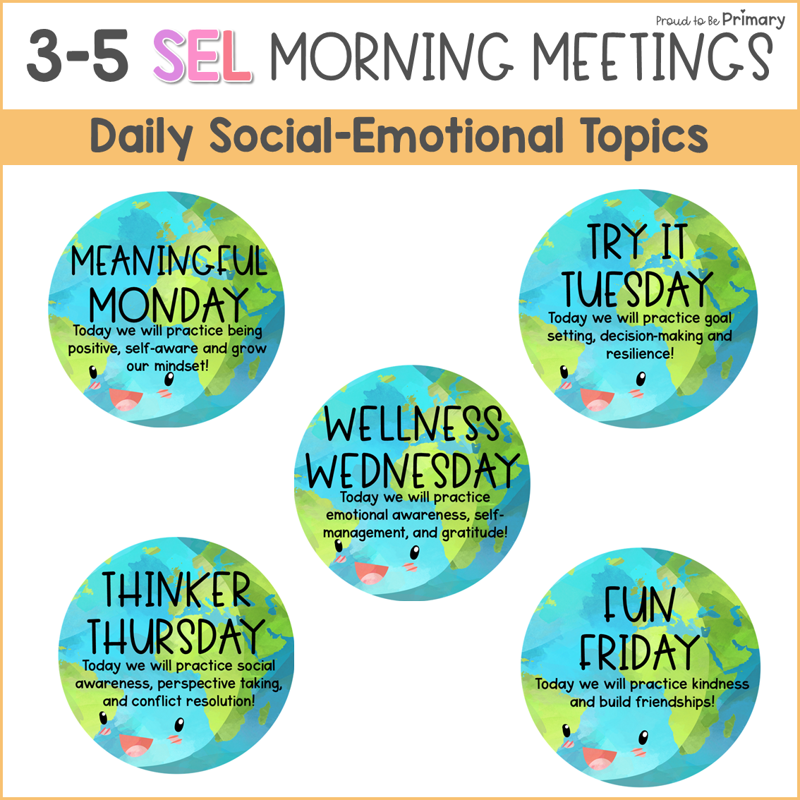 April Spring Earth Day SEL Morning Meeting Google Slides Activities Greeting 3-5