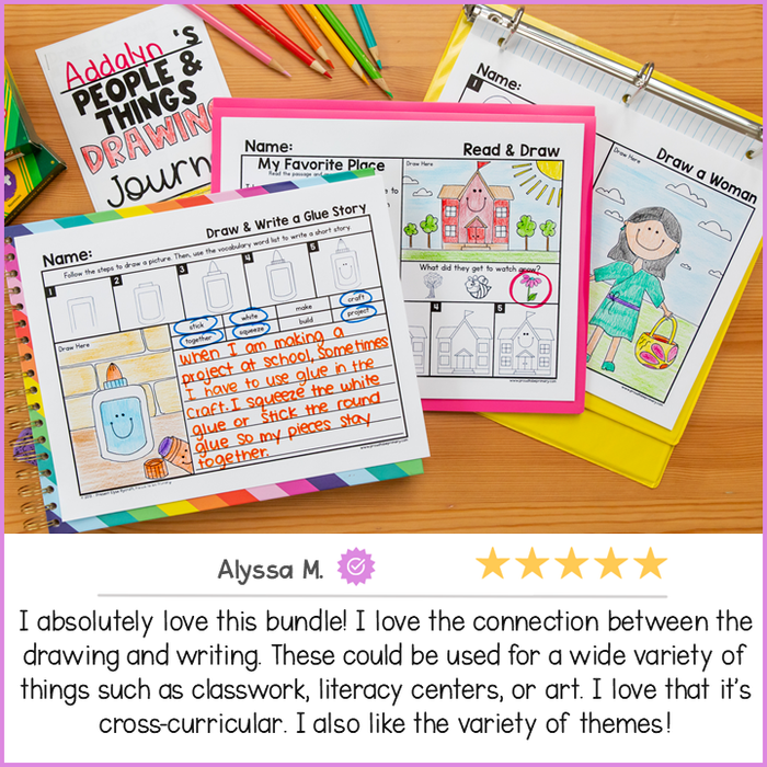 125 Directed Drawing Writing Reading Early Finishers Activities Draw
