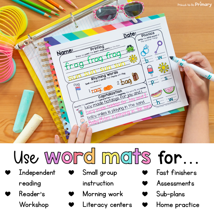 June End of Year Morning Work - Summer Word Work Packet & Fun Worksheets No-Prep