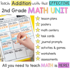 Three-Digit Addition Math Unit for Second Grade