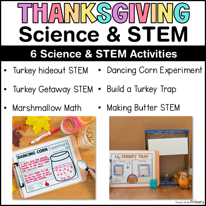 How to Catch a Turkey Trap Thanksgiving Hideout STEM Challenge Science Activity