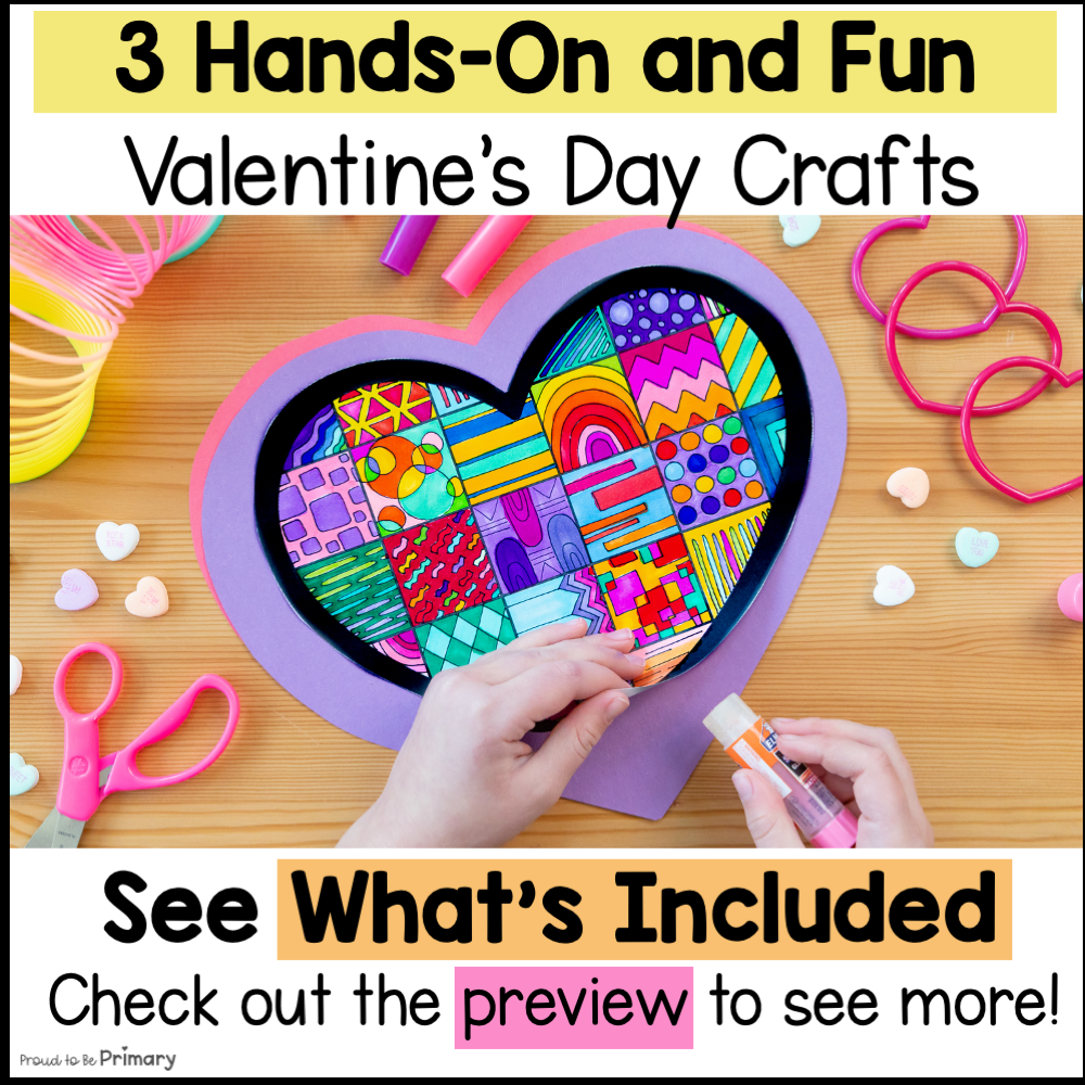 Valentine's Day Crafts - Heart Art, Butterfly Love Bug, Valentine's Day Crown