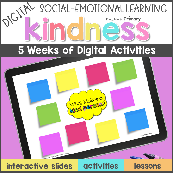 DIGITAL Kindness Lessons and Activities for Grades 3-5