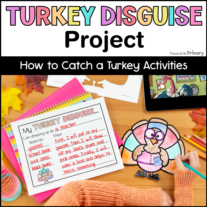 How to Catch a Turkey in Disguise Templates Thanksgiving Activities Writing