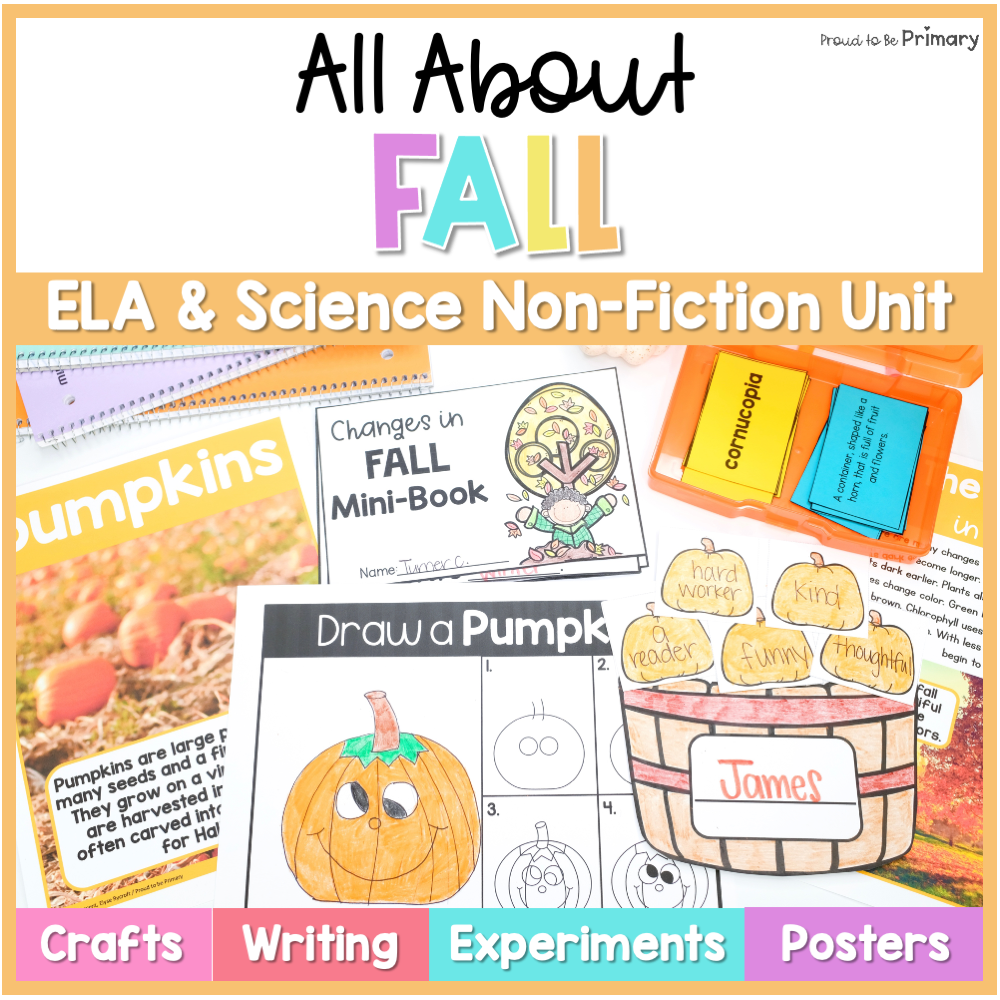 Fall Season Non-Fiction ELA & Science Unit
