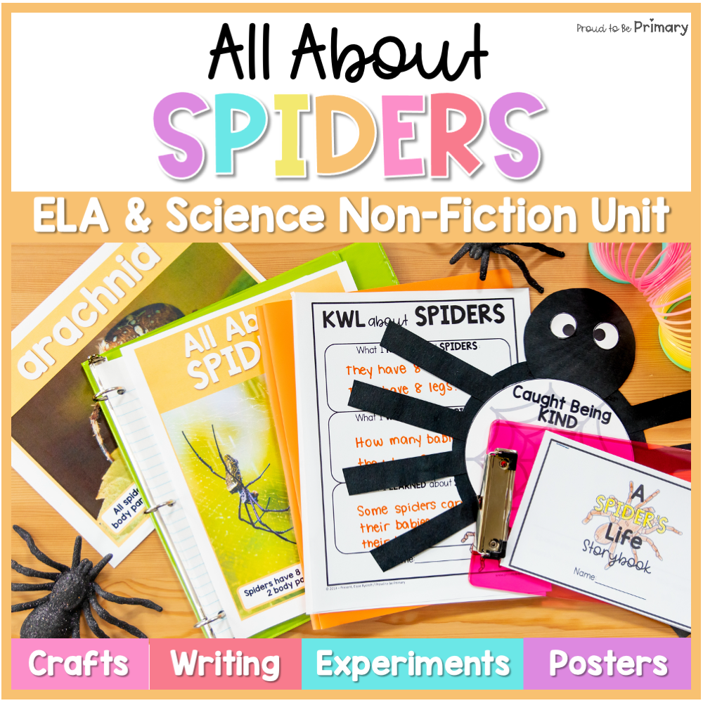 Spider Science & Non-Fiction ELA Unit