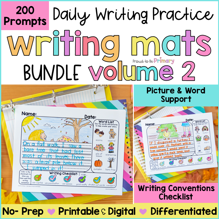 Writing Prompts Paper with Picture Box Creative Writing Center Journal Covers