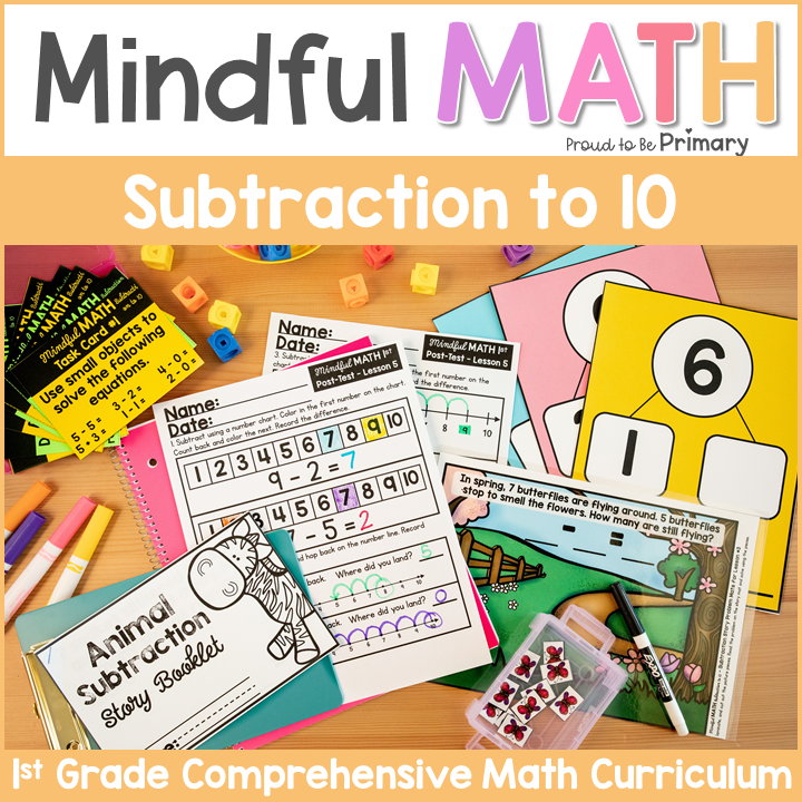 Subtraction to 10 - First Grade Mindful Math