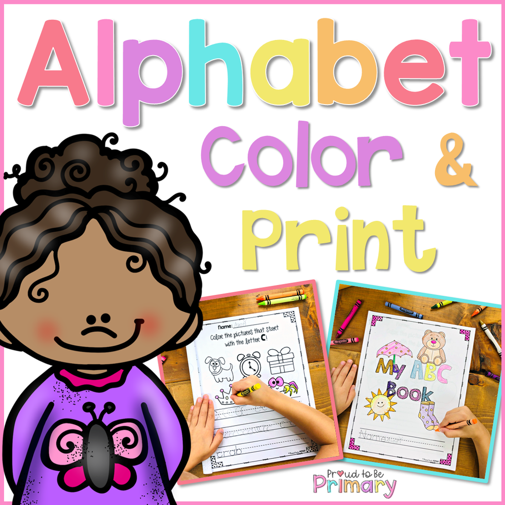 Alphabet Coloring Book - Proud to be Primary