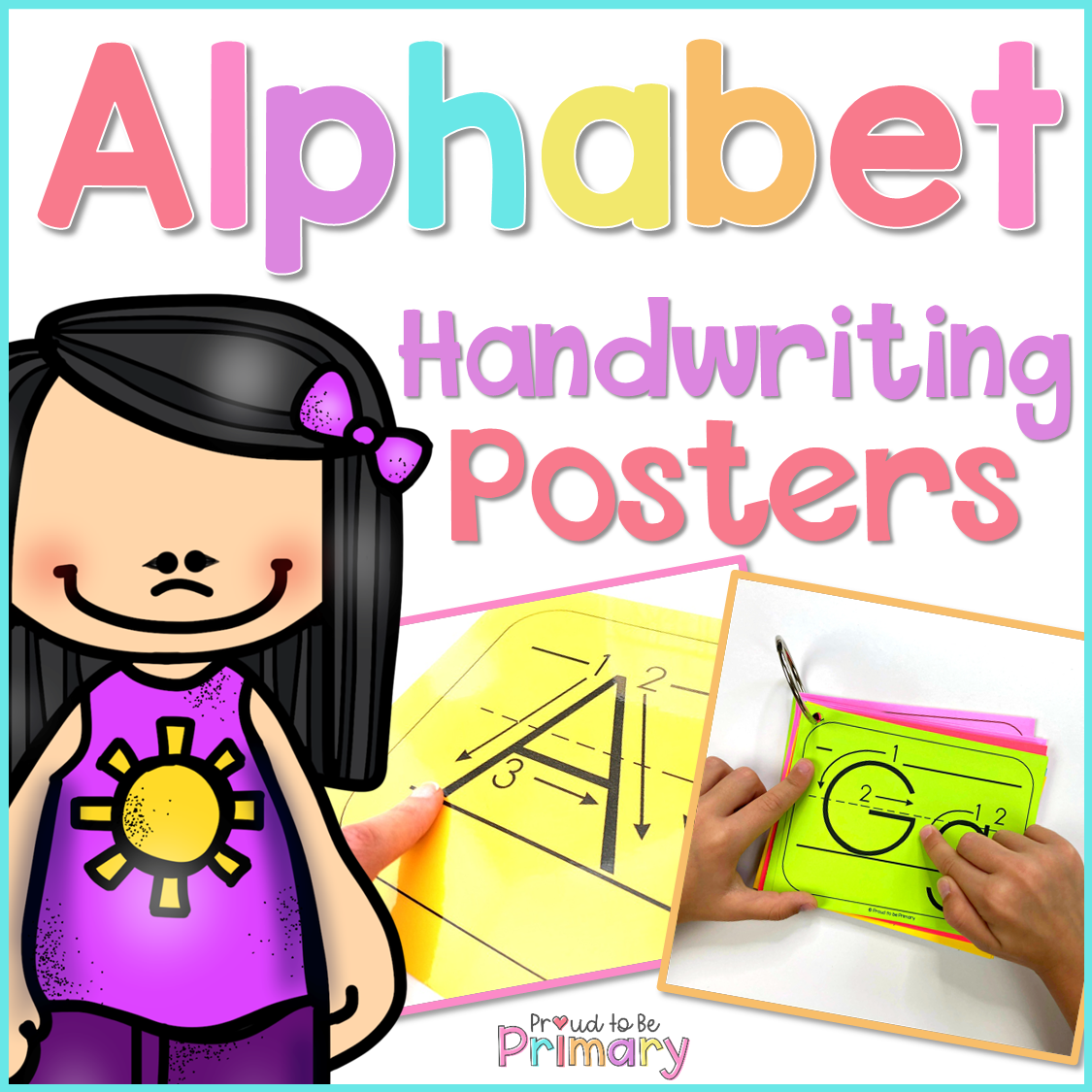 Handwriting Lesson Poster Alphabet Handwriting Posters – Proud to be Primary
