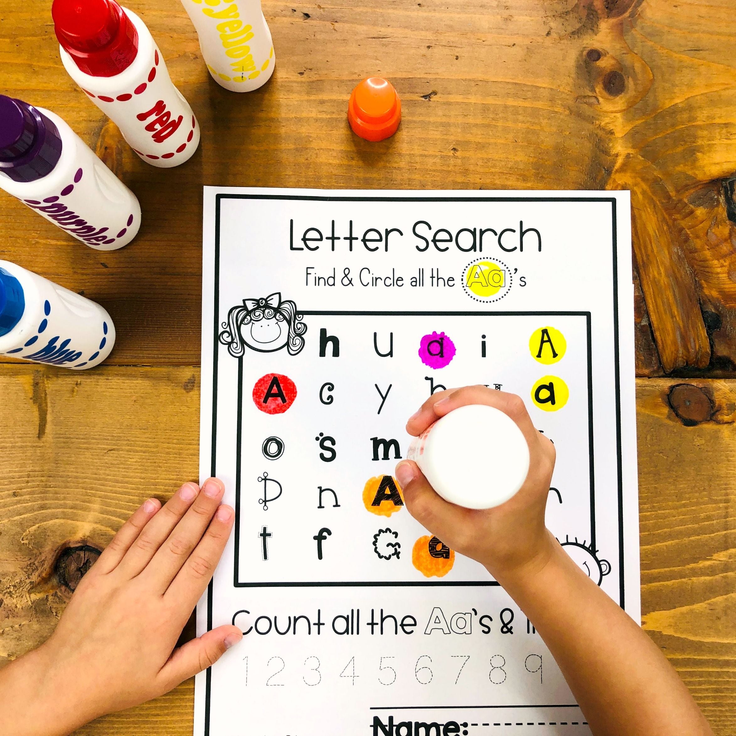 Alphabet Letter Search - Proud to be Primary