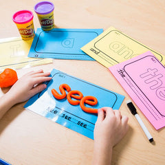 Play doh mats: positional words (differentiated)