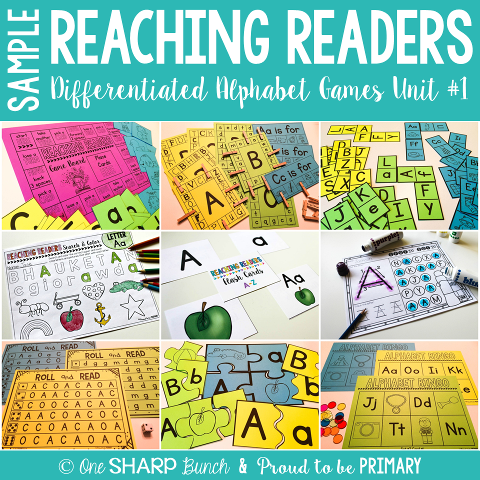 Guided Reading Alphabet Games - Proud to be Primary