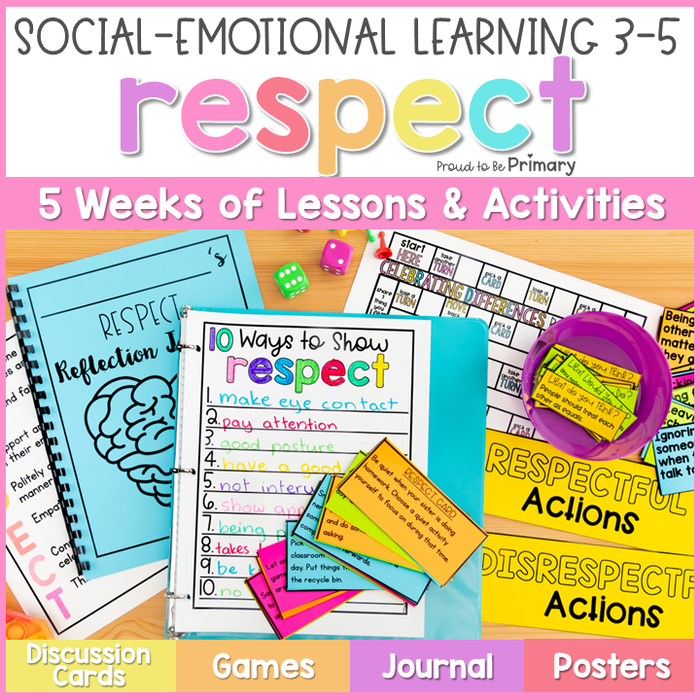 Respect Sel Lesson Respect & Gratitude Social Skills Lessons & SEL Activities - Character