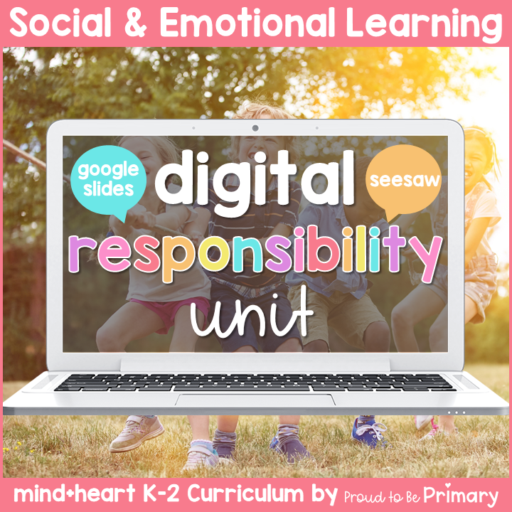 Responsibility, Goal Setting, & Bullying DIGITAL K-2 Social Emotional Learning - Google & Seesaw Activities