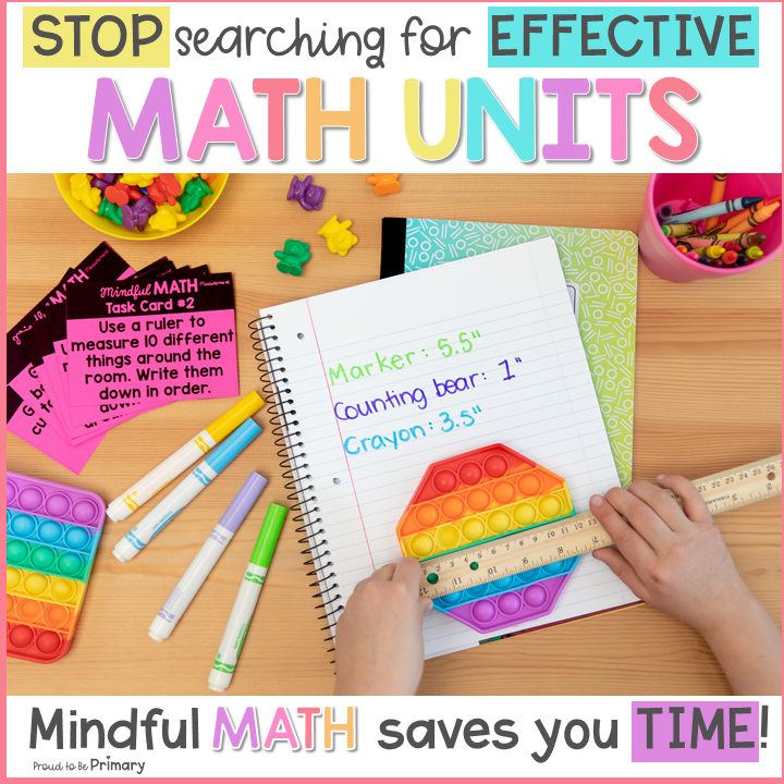 Measurement (Metric & Imperial) & Time - Second Grade Mindful Math