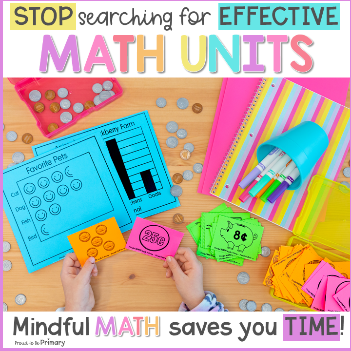 Graphing, Money & Financial Literacy - First Grade Mindful Math