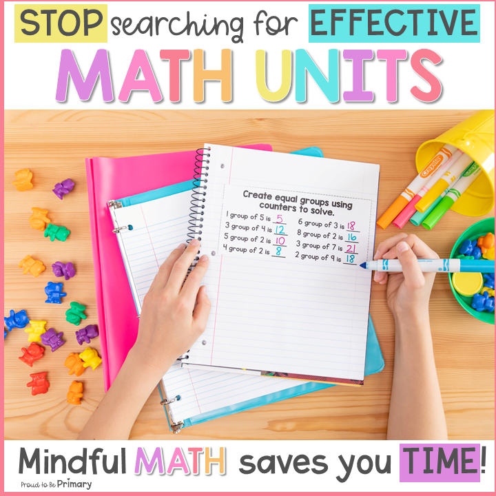 Multiplication & Division - Second Grade Mindful Math