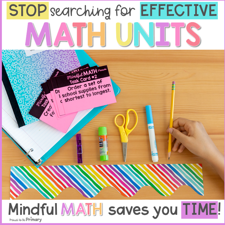 Measurement and Time - Kindergarten Mindful Math