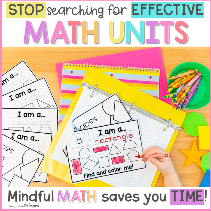 Geometry - 2D Shapes & 3D Solids Kindergarten Mindful Math