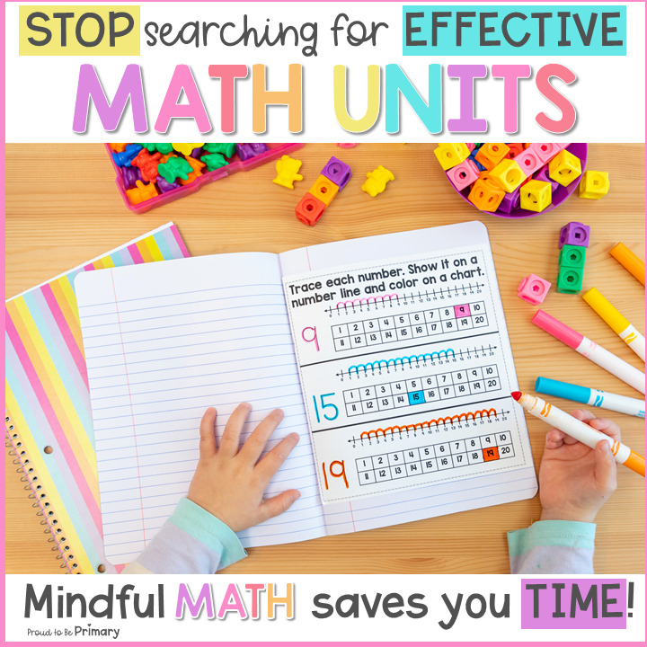 Numbers to 20 - Kindergarten Mindful Math