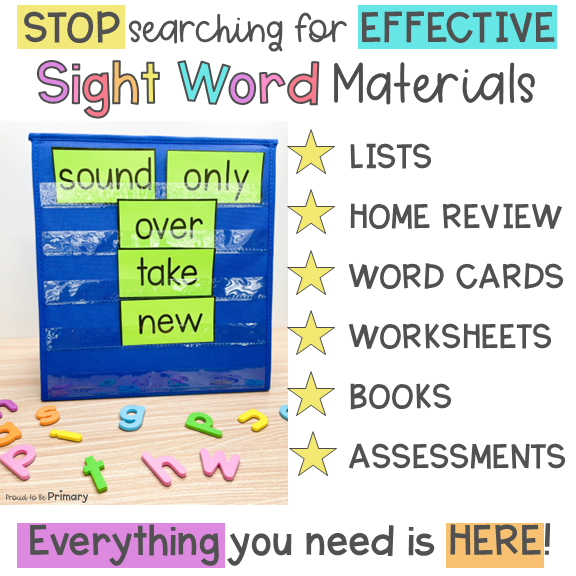 Fry's Sight Words Curriculum - Second 100 Words Part 1