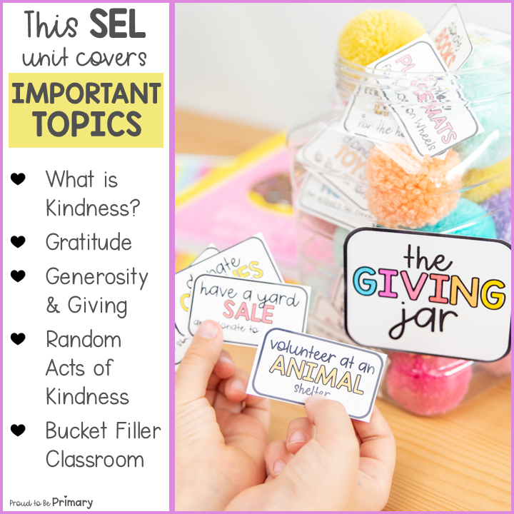 Kindness Unit - 3-5 Social Emotional Learning & Character Education