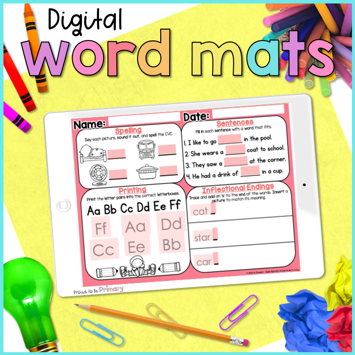 September Word Work and Daily Language Arts Review