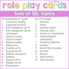 Role-Play as an SEL Teaching Tool