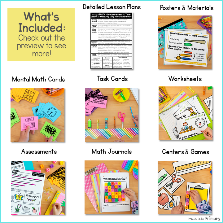 Thanksgiving Cube Measuring Non Standard Measurement for Preschool and  Kinder