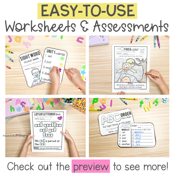 Fry's Sight Words Curriculum - First 300 Words