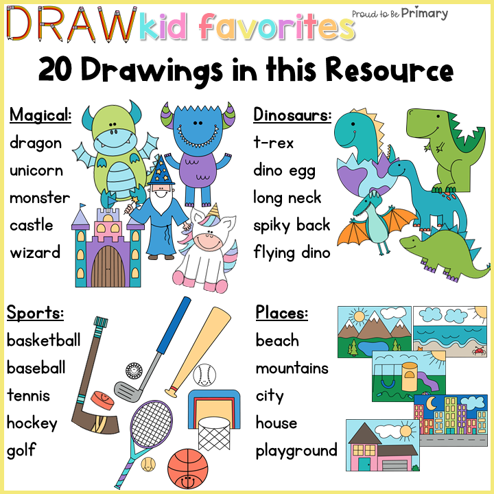 Kid-Favorite Directed Drawing Activities