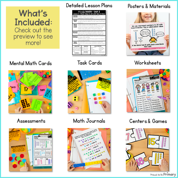 Numbers to 20 - First Grade Mindful Math – Proud to be Primary